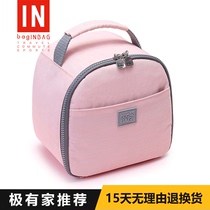  Lunch box bag insulation bento handbag with small packaging aluminum foil office worker group thickened female cute Japanese style