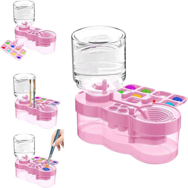 Amazon Temu's Popular Daily Necessities: Brush Rinser for Cleaning Art Brushes and Mixing Palettes