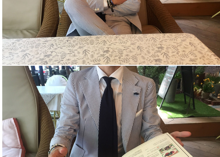 Costume homme en chanvre pour été - Ref 1563479 Image 51