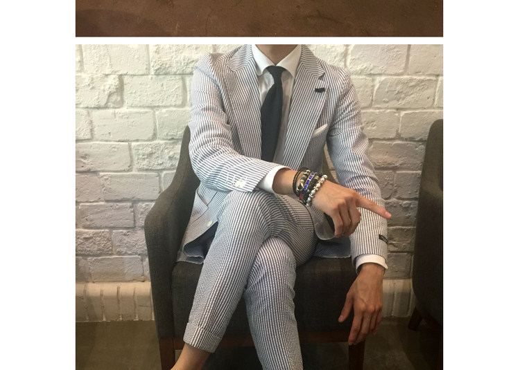 Costume homme en chanvre pour été - Ref 1563479 Image 55