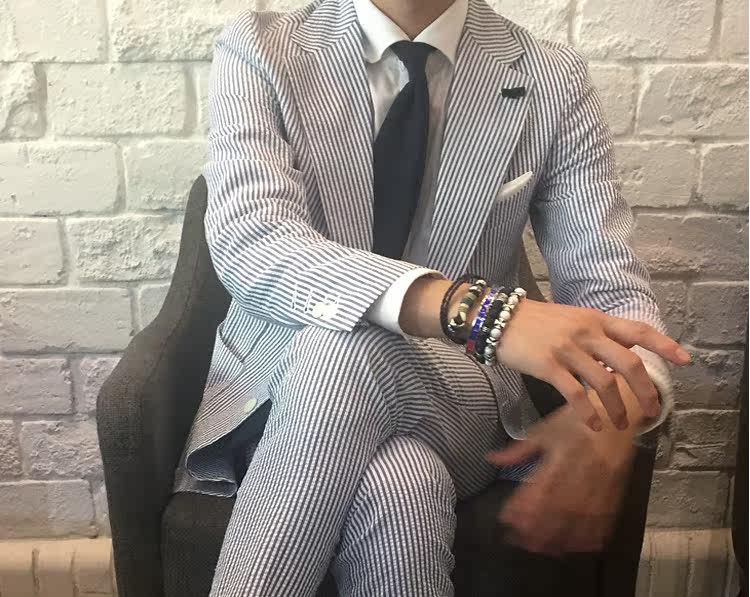 Costume homme en chanvre pour été - Ref 1563479 Image 23