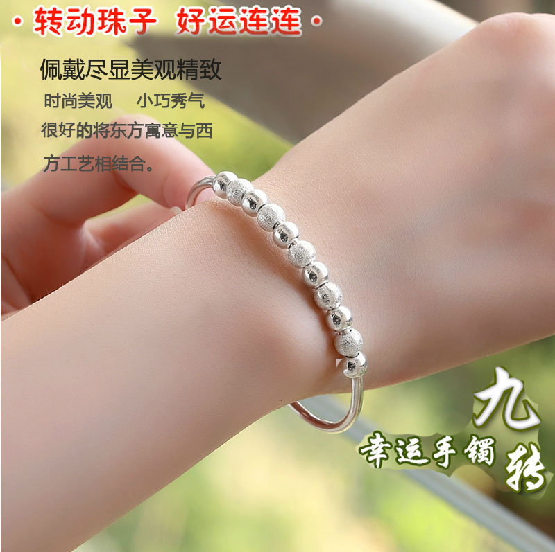 [Mua hai tặng một miễn phí] sterling bạc bracelet bracelet trang sức để gửi bạn gái của mình để gửi mẹ-in-law quà tặng đa năng push-pull vòng đeo tay