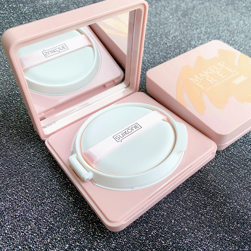 Pink Teenage Girl Hearts SUIKONE Moisturizing Air Cushion BB Cream CC Powder Bottom Persistent Flawless Students New Hand Affordable INS