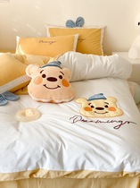 All season with all-cotton washed cotton bed with three sets of four pieces