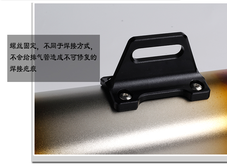 Xe máy sửa đổi xe thể thao chân trời Kawasaki sợi carbon lớn hình lục giác đôi miệng ống xả Scorpio phổ quát - Ống xả xe máy ống pô xe máy