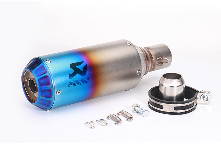 Xe máy sửa đổi ống xả xe thể thao Kawasaki Huanglong 600 thùng phân khối lớn Tianzhu ống xả phổ quát - Ống xả xe máy pô xe super dream chính hãng