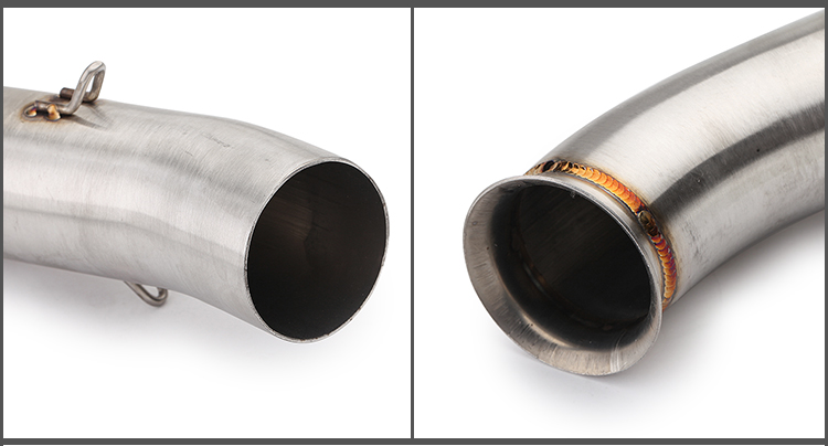 Xe máy thể thao mới sửa đổi 17-18 KTM DUKE250 RC390 phần giữa kết nối đầy đủ ống xả - Ống xả xe máy pô xe sirius