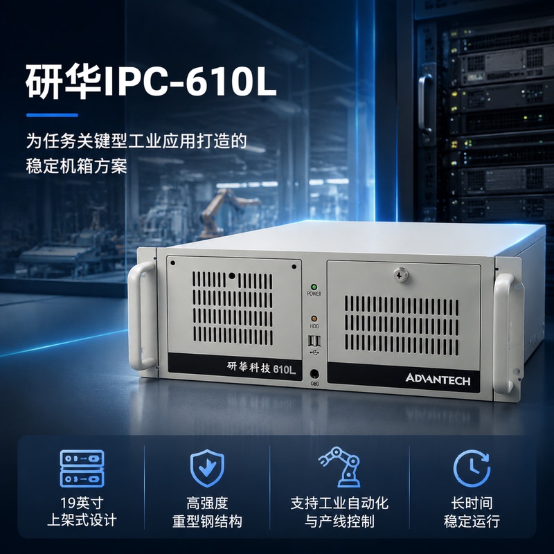 Advantech 4U Industrial Computer Ipc-610L/510 Industrial Computer Xp/Linux Core I3/5/7 Industrial Computer