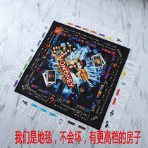 Race and Monopoly Genuine Genuine Childrens World Journey Electronic Card Machine Real Estate King Strong Hand Chess Play Adult Board Game