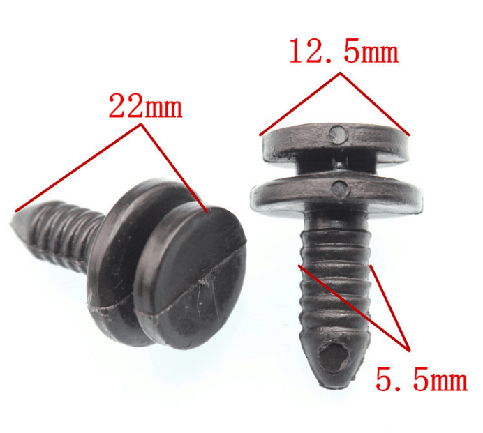 Volkswagen Bora Passat B5 Magotan Polo Octavia front column A-pillar BC column trim plate clip buckle