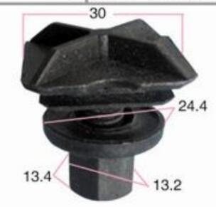 Buckle plastic Audi large screw crash-proof strip with large whole original plant 142