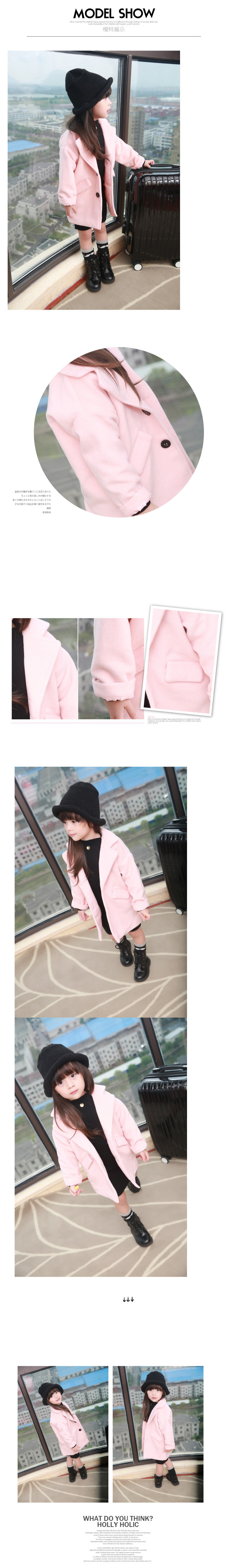 Manteau pour fille en mélange - Ref 2161537 Image 8