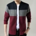 Áo len nửa cổ nam mùa đông áo len len áo len nam dày cộng với áo len nhung dài tay nam thoi trang nam cao cap Cardigan