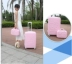 Hellokitty xe đẩy trường hợp caster vali nhỏ kéo thanh nữ vali trẻ em 22 inch 24 inch