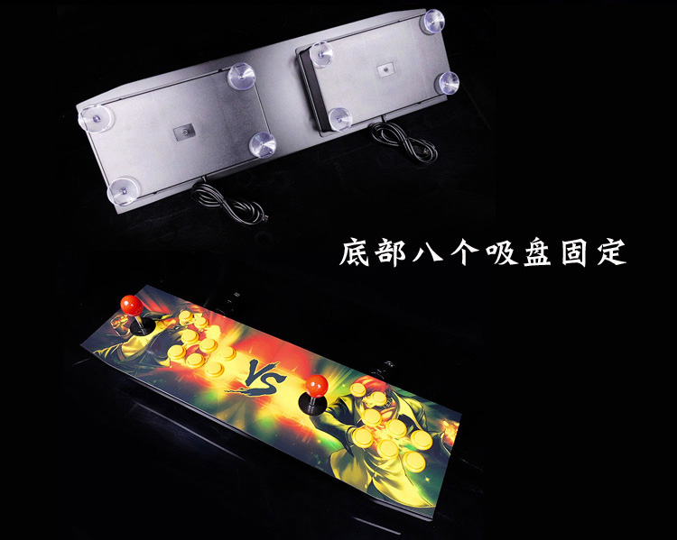 Double rocker USB arcade phím điều khiển trò chơi rocker King of Fighter xử lý đôi Rocker máy tính mà không trì hoãn arcade máy game cầm tay