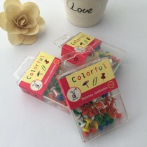 Color I-shaped nails office stationery supplies Cork nails painting pushpins message board pushpins 50 boxes