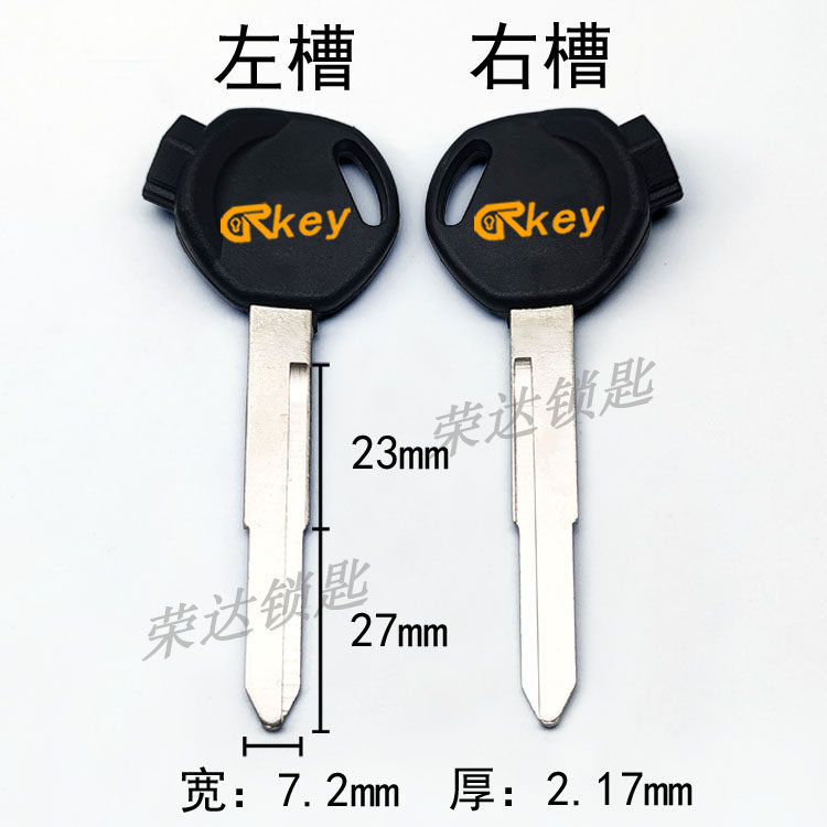 (RG016)No 1 magnetic Wuyang Mutian key blank with magnetic New Dazhou locomotive electric car key blank