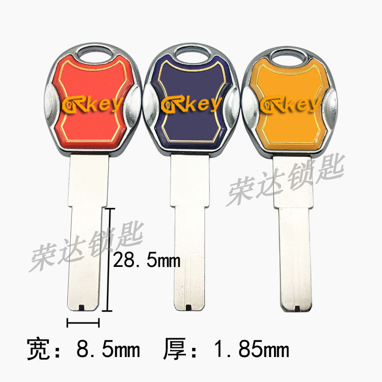 RE046 - Drop plate key - key blank of multi - track curve key - material of glue - zodiac