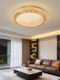 2026 New Model Living Room Main Light Luxury Crystal Modern Minimalist Bedroom Room Elegant Round Study Ceiling Light Fixture