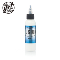 Different embroidery Hall tattoo equipment American original imported fusion tattoo color WHITE high gloss WHITE cover WHITE
