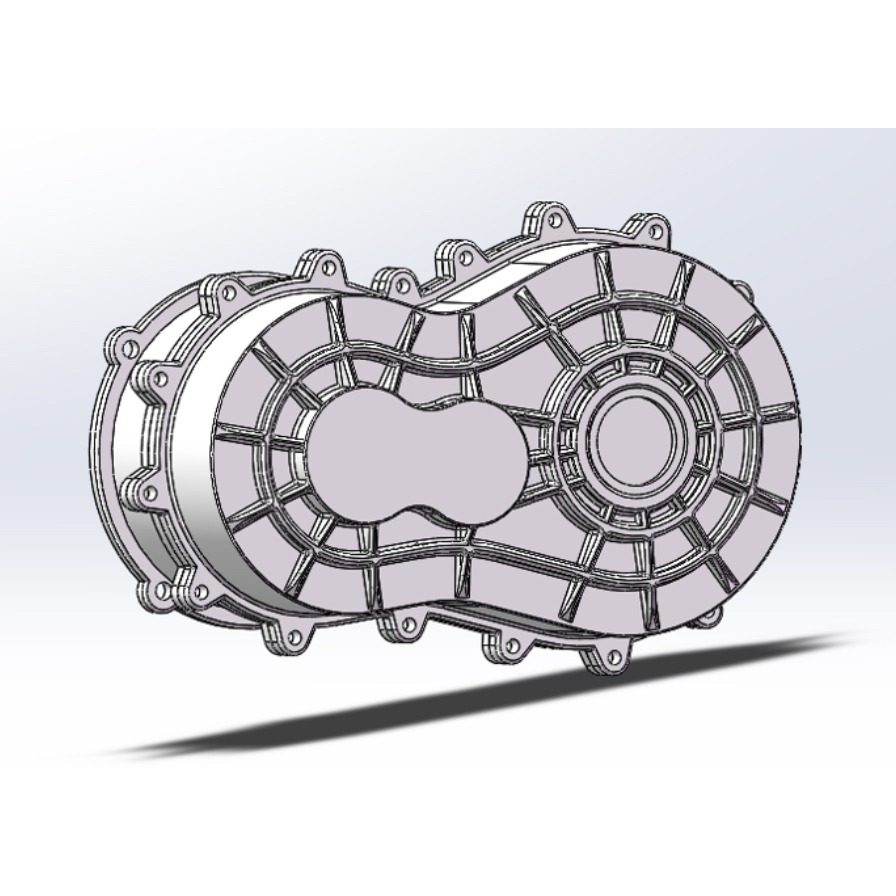 SolidWorks机械设计减速器:从二维图纸到三维建模渲染