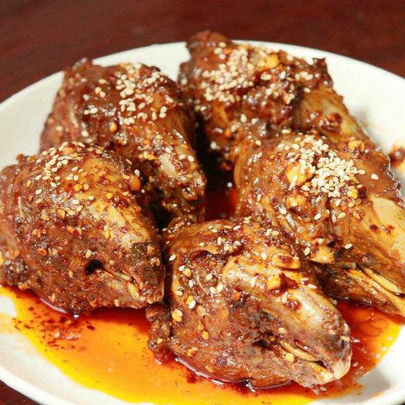 Shu Populace Double Flow Rabbit Head 268g Spicy Rabbit Head Five Spice Rabbit Head Delicious Rabbit Meat Casual Snacks