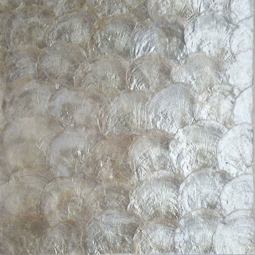 Обои раковины мозаичная легкая роскошная атмосферная, простая современная трехмерная белая золотая гостиная