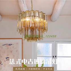 French Murano Glass Nanyang Medieval Living Room Murano Accessible Luxury American Italian Restaurant Retro House Chandelier