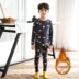 Đồ lót trẻ em nhiệt bộ cotton cộng với nhung dày mùa đông bé trai bé trai quần áo cotton mùa thu bộ đồ giữ nhiệt cho bé Quần áo lót