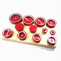 Watch repair tool switch watch press outer ring 12 boxed press outer ring capping machine abrasive tool with wooden bottom plate