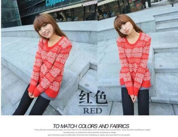 2018 thu đông mới phong cách quốc gia retro jacquard xanh và trắng sứ cổ tròn áo len áo len dệt kim áo len áo len gile