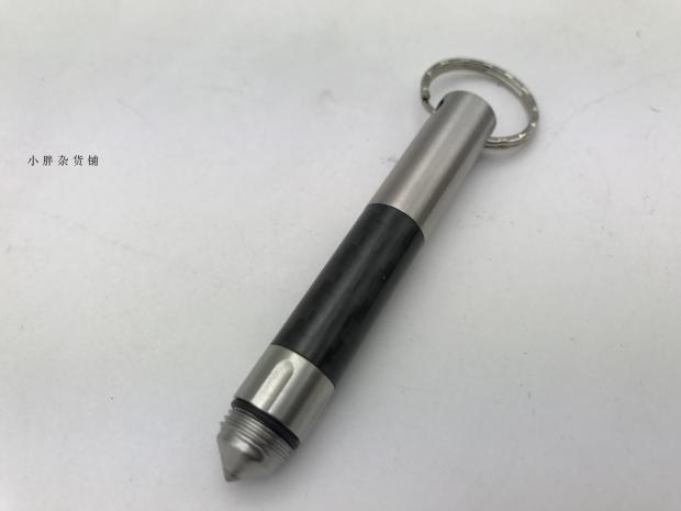 Mini-style Stainless Steel Tactical Pen Pocket Short Pen Tungsten Steel Broken Window Instrumental Outdoor EDC Supplies Ladies Anti-body
