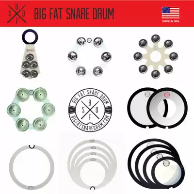 Big Fat Big Big Fat snaredrum Army drum skin drum stop sound silencing mute weak sound pad pan voice coil bell ring original