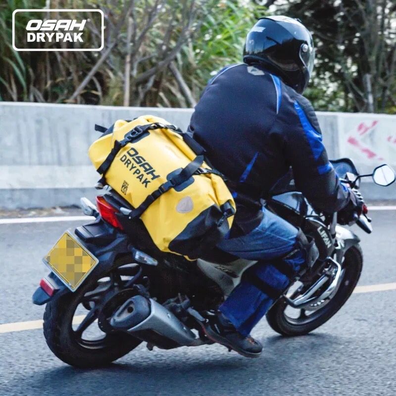 OSAH Motorcycle waterproof rear rear bag backseat Rain-proof Multi-functional motorcycle riding kit Long short abrasion-proof pack-Taobao