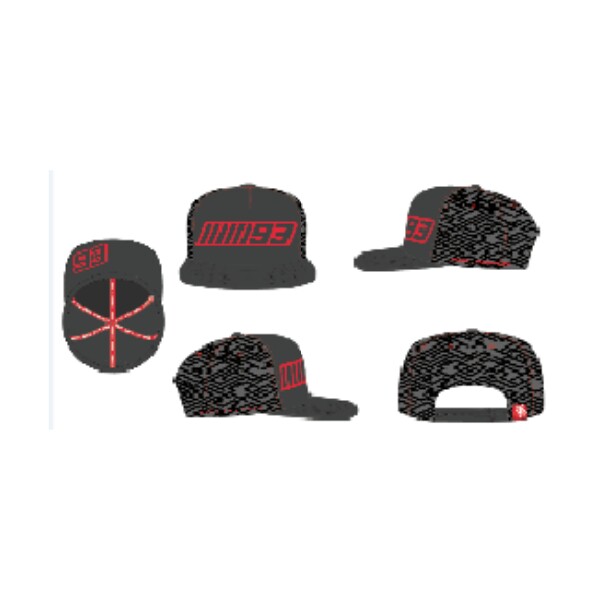 Тюнинг мотоцикла mm93马奎斯联名款motogp摩托车户外遮阳帽防晒帽时尚潮鸭舌帽男士 No brand