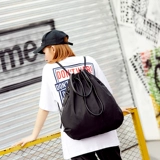 Вместительный и большой мешочек для отдыха, рюкзак для путешествий, сумка на одно плечо подходит для мужчин и женщин, спортивная спортивная сумка, на шнурках