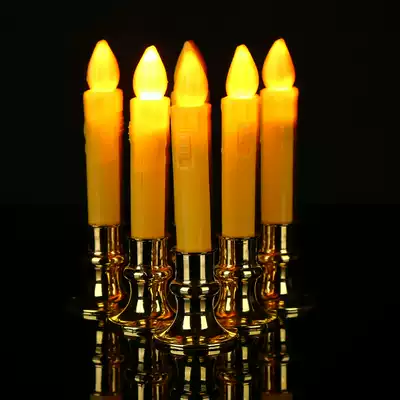 Long pole electronic candle export environmental protection patent electric wax led long candle Christmas party candle