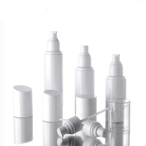 Factory direct 120ml Spray Lotion Bottle with cover plastic bottle 120ml white bottle with outer cover