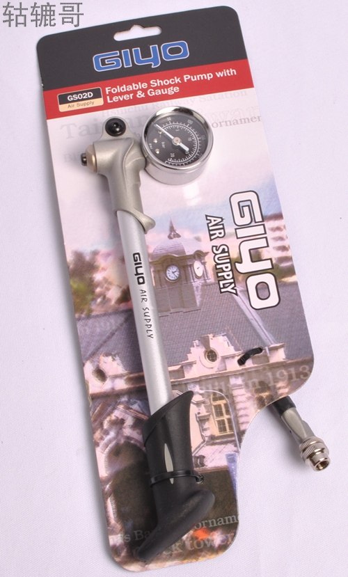 Taiwan GIYO mountaineering bike damper front fork high-pressure inflator GS-02D (02PT)