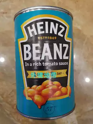 Hong Kong and Macao HEINZ BEANZ Heinz Tomato juice baked beans 415g canned soybeans mixed vegetables Imported from the UK
