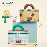 Милая портативная косметичка в форме цветка, сумка для путешествий, вместительная и большая сумка-органайзер