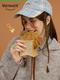 VANWALK Pizza Series Niche Design Plush One-Shoulder Crossbody Bag Women's Gift Portable Change Storage Bag