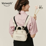 Vanwalk Lazy Cat Self -сделайте ретро -девчонку колледж милая маленькая рука -голая сумка Бостон Сумка