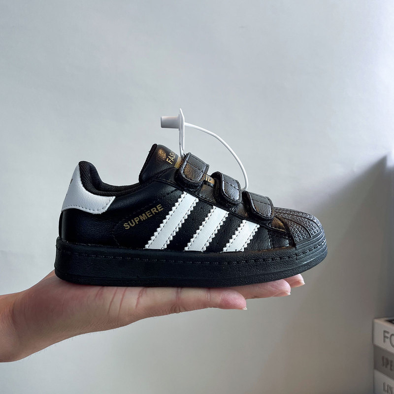 Official Website New Shell-Toe Boys' Shoes Girls' Genuine Leather Sneakers Children's Sports Shoes Spring 2026 Breathable Kids' Shoes