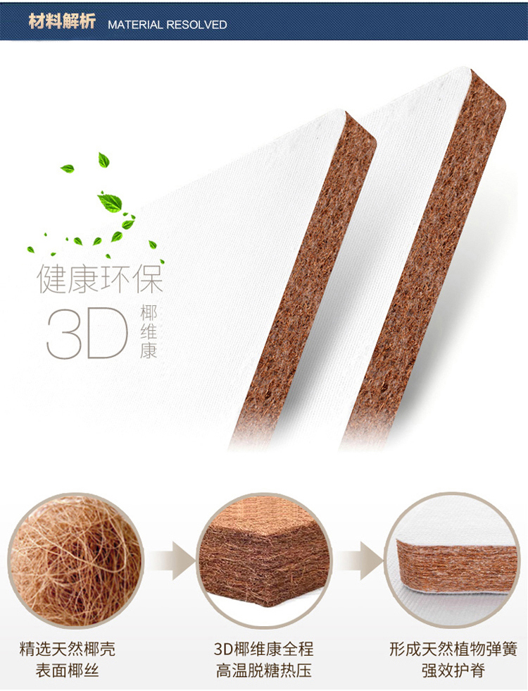 Nệm tròn Mùa xuân Coco đôi 2 m Giường nệm tròn Simmons Mủ cao su gấp tự nhiên Giường tròn - Nệm nệm đơn