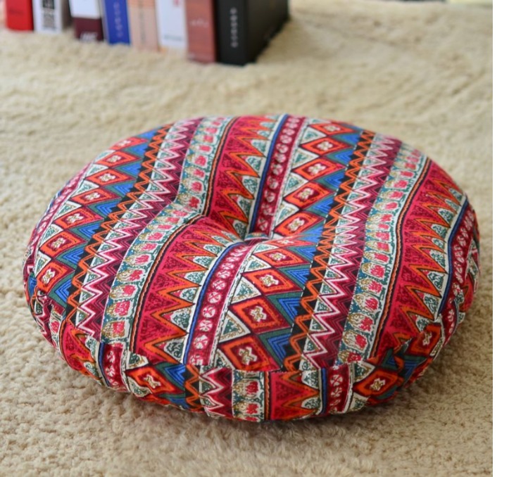 miễn phí vận chuyển dày bông futon đệm cửa sổ pad tròn béo và tatami mat yoga mat vải nhà hàng Baidian - Ghế đệm / đệm Sofa thảm trải ghế gỗ mùa đông