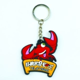 Двусторонний трехмерный брелок из ПВХ, мультяшная силиконовая подвеска, делается под заказ, подарок на день рождения, с печатью вашего логотипа