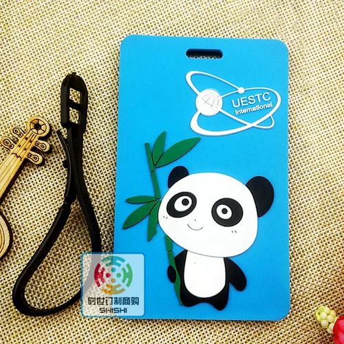 Багажная бирка, чемодан, картхолдер из ПВХ для путешествий, делается под заказ, с печатью вашего логотипа