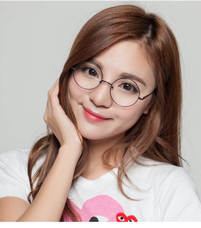 Kính râm hình tròn retro khung nam toàn khung nữ mô hình kính Harry Potter kính mát nữ