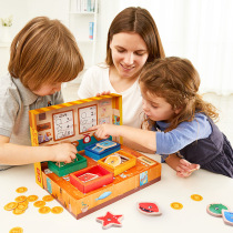 TOI fishing selling fish 2-in-1 Frank fish Shop Childrens interactive game board game Number sense educational toy